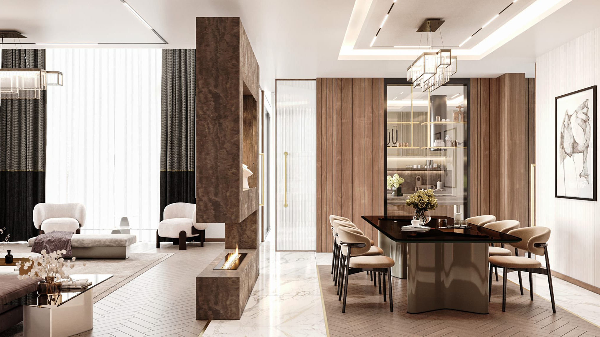 Lobby / public space interior