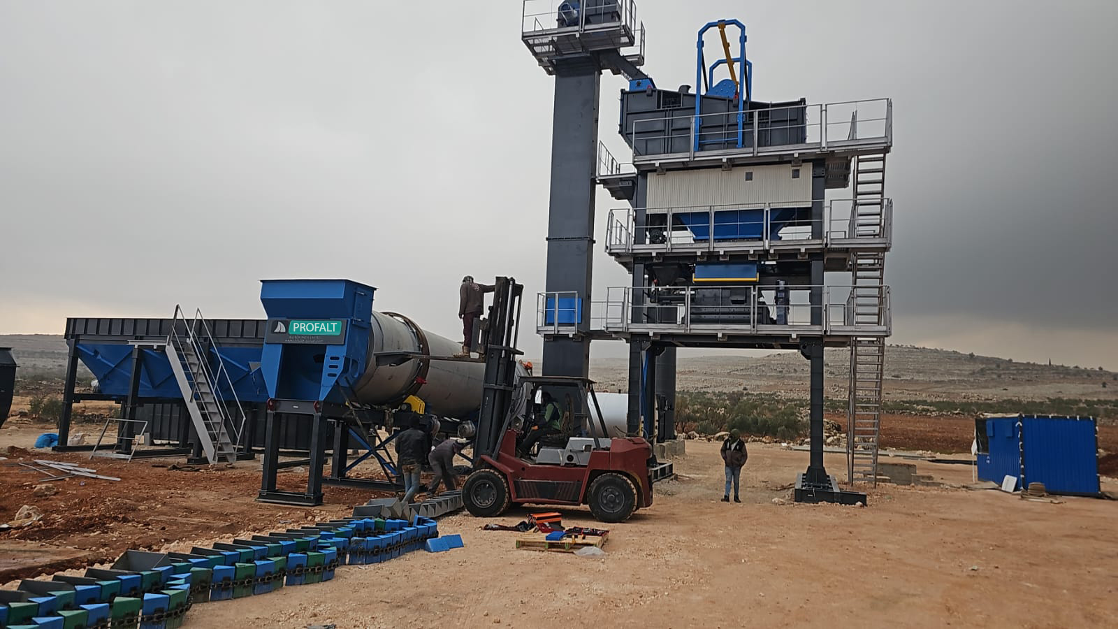 Asphalt plant general view