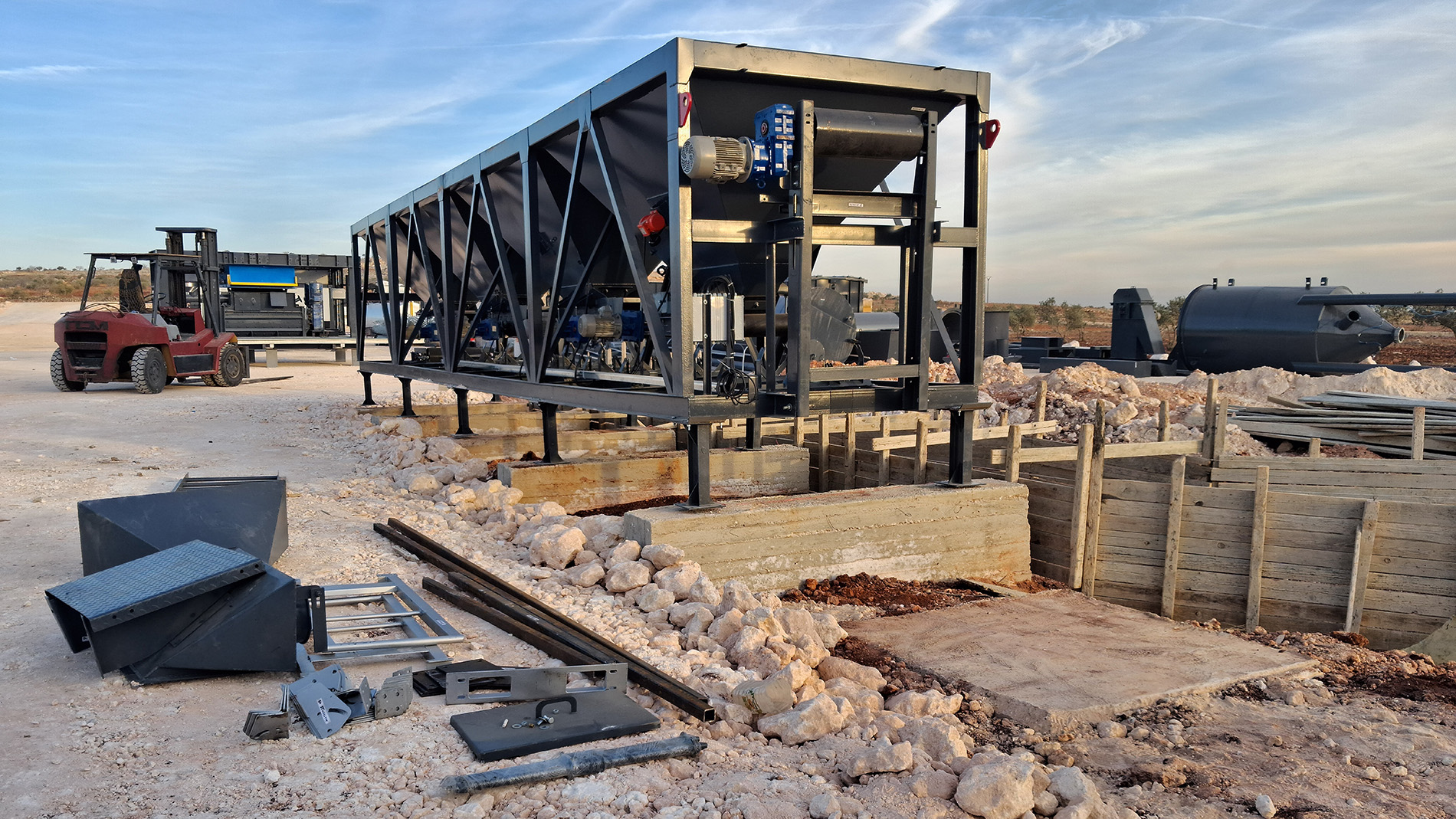 Production line setup