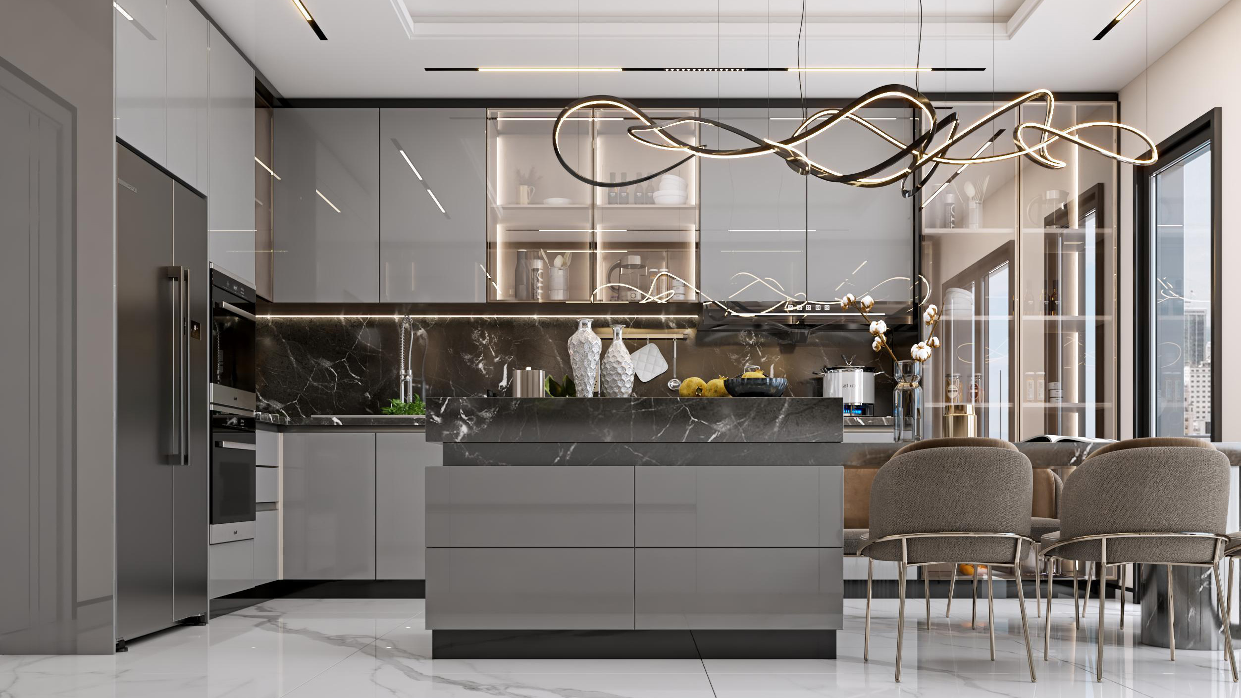 Glass-Facade Apartment – Turkey