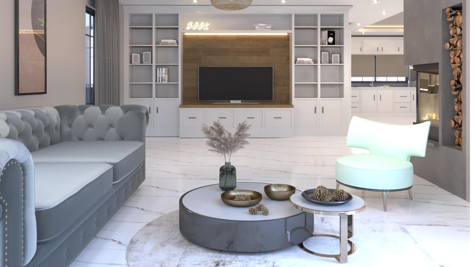 Modern villa exterior – daylight