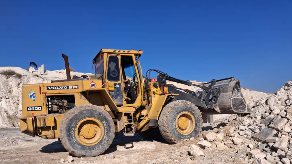 Drone overview of foundation layout
